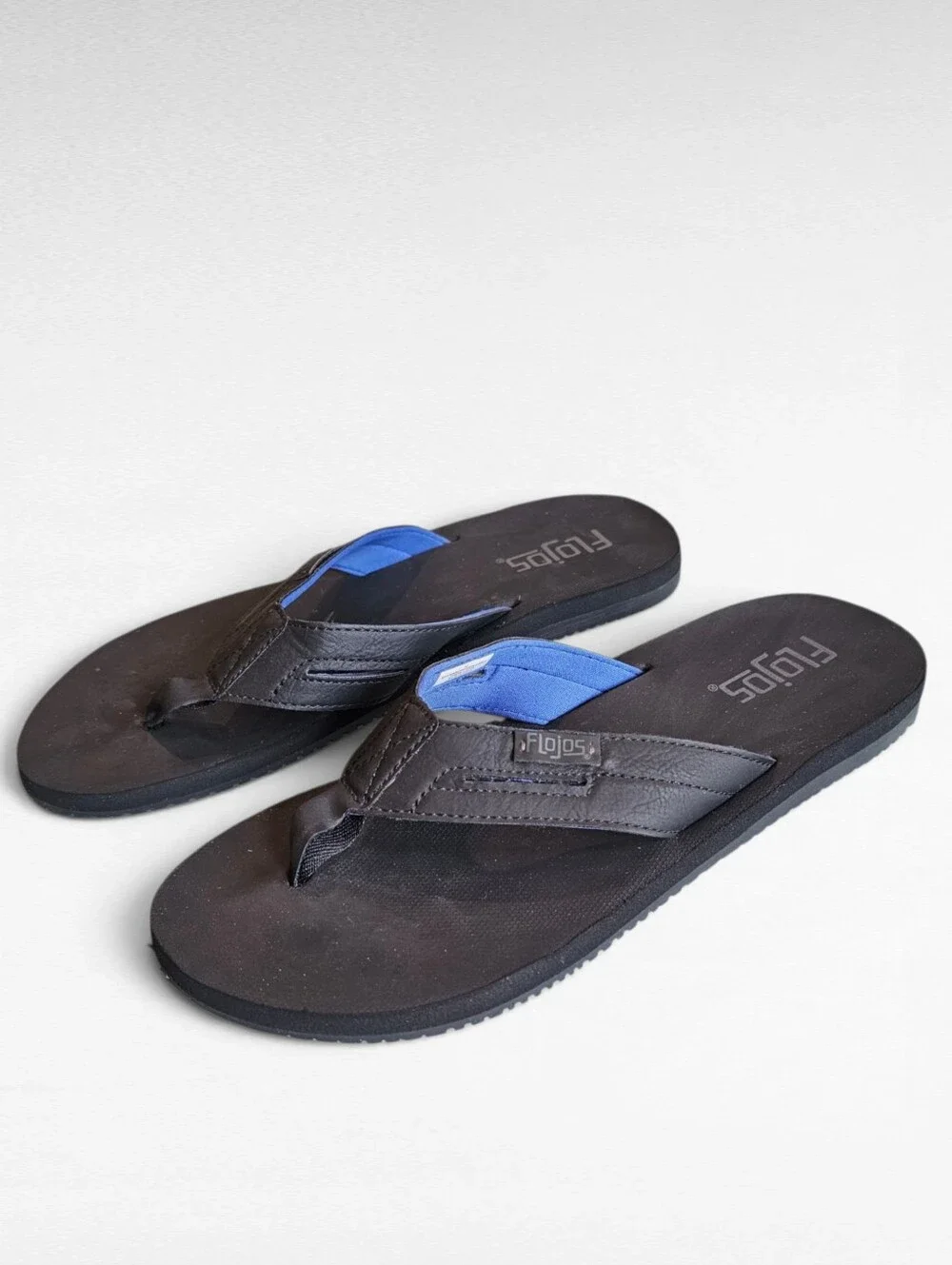 Flojos Flip Flops Black Size 10